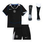 Chelsea Infantil 
 Terceira Futebol Camisa 2025/26 Preto