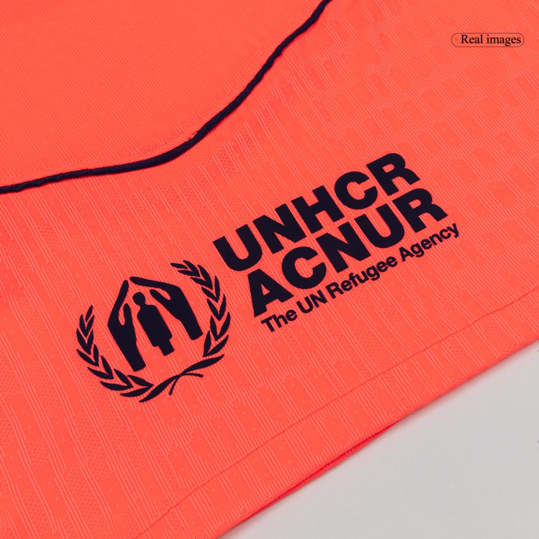 Jogador ROONY #28 Barcelona Fora Terceira Futebol Camisas 2025/26 Laranja