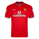 Retrô Manchester United Casa Camisa 2000/02 Vermelho