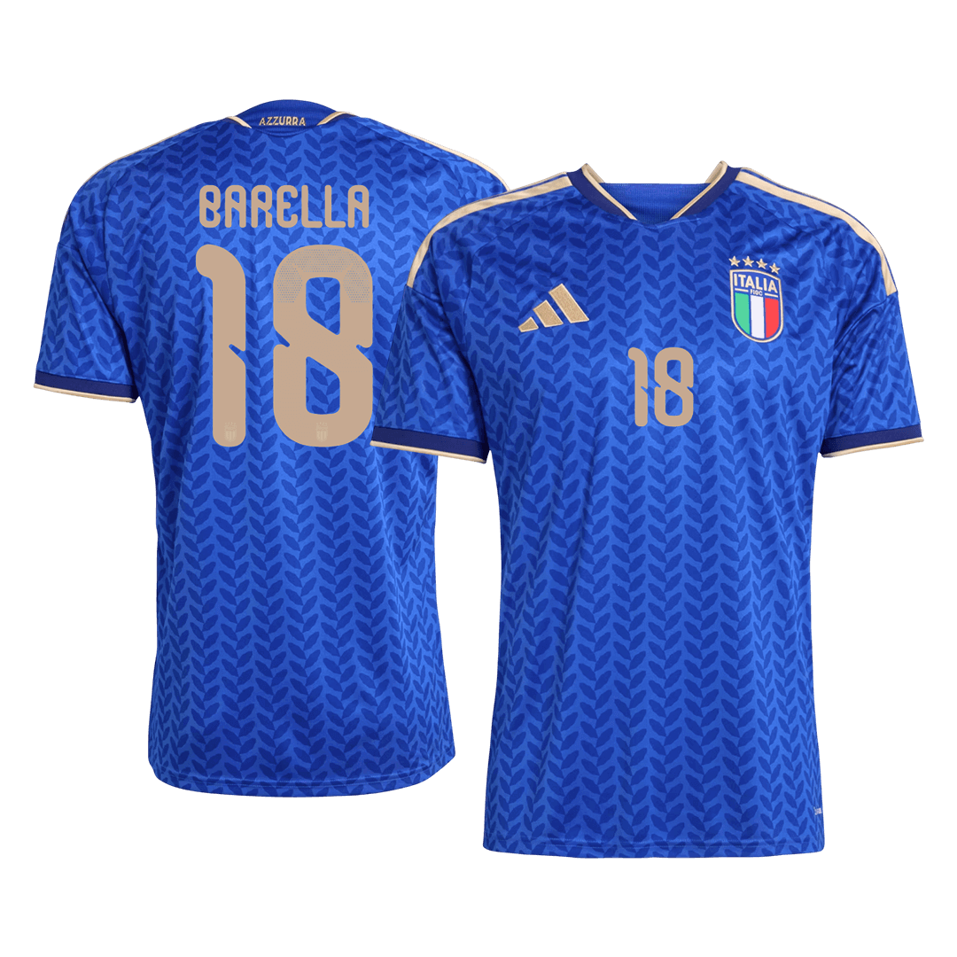 BARELLA #18 Italy Casa Camisa 2026 Azul