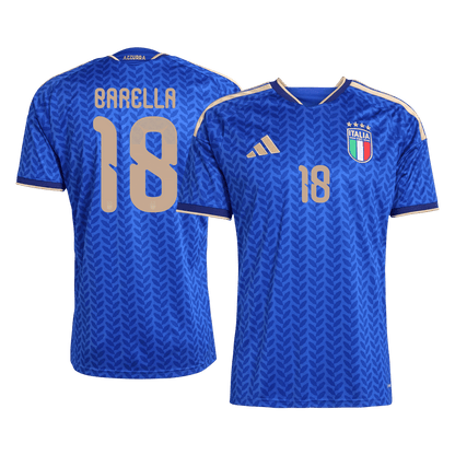 BARELLA #18 Italy Casa Camisa 2026 Azul