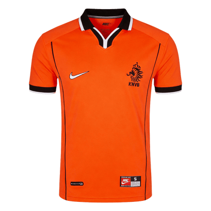 Retrô Netherlands Casa Copa do Mundo Camisa 1998 Laranja
