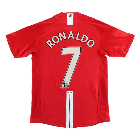 Camisola Manchester United RONALDO #7 Camisola de futebol personalizada 2007/08