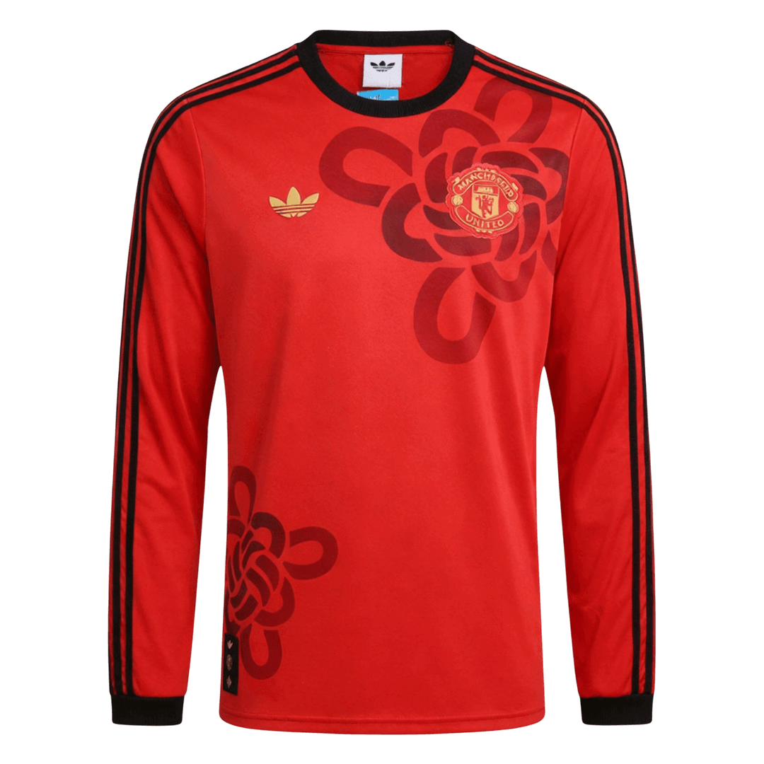 Manchester United Manga comprida Camisa 2025/26 Vermelho camisola de futebol