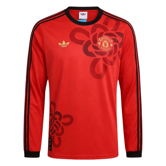 Manchester United Manga comprida Camisa 2025/26 Vermelho camisola de futebol