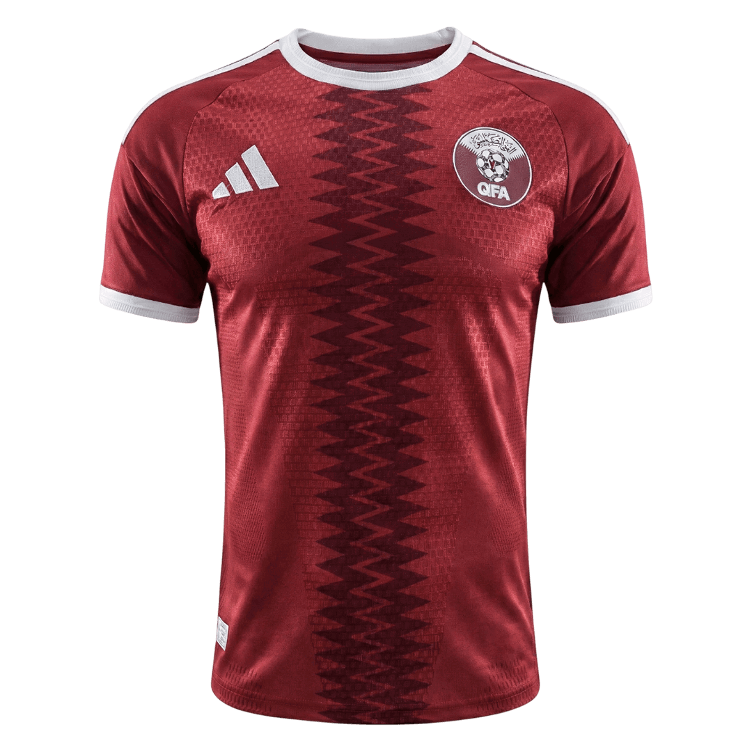 Versão do Jogador Catar Casa Copa do Mundo Futebol Camisas 2026 Vermelho