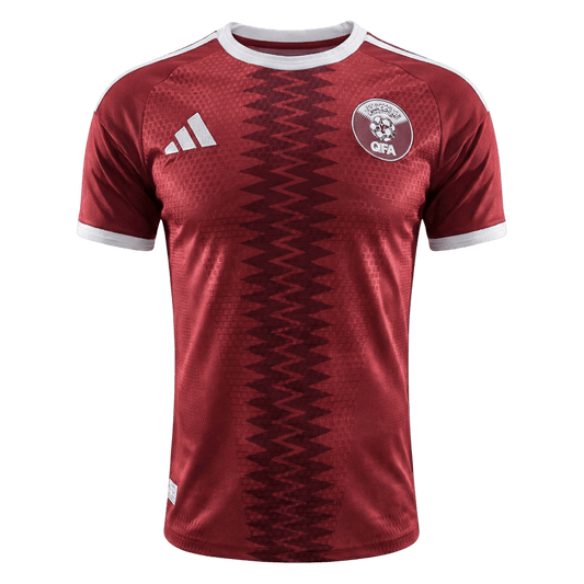 Versão do Jogador Qatar Casa Copa do Mundo Futebol Camisas 2026 Vermelho