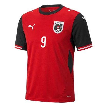 SABITZER #9 Áustria Casa Camisa Copa do Mundo 2026 Vermelho