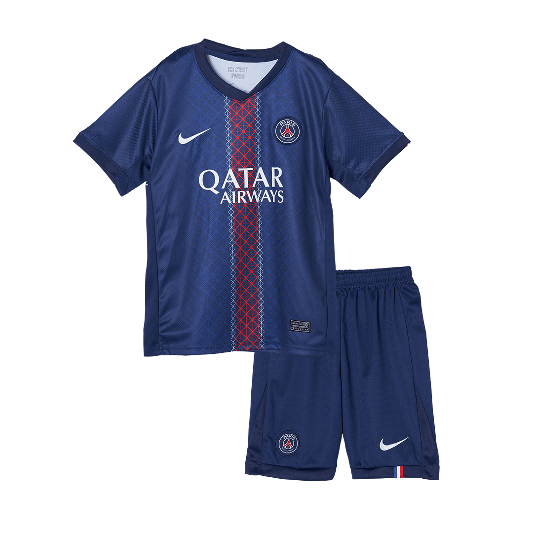 PSG 
Casa 
Camisas Infantis 
Conjunto 2025/26