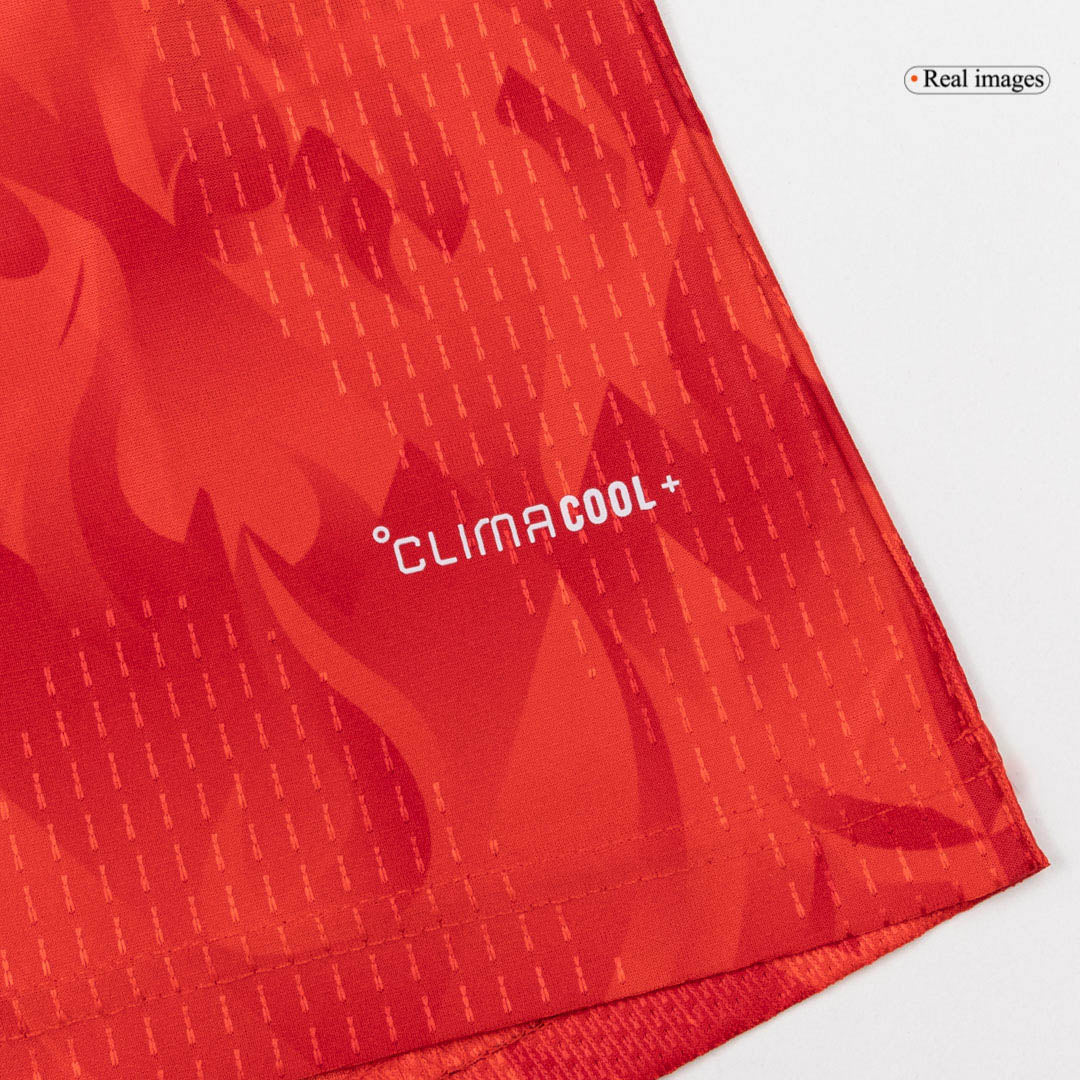 Jogador DE BRUYNE #7 Belgium Casa World Cup Futebol Camisas 2026 Vermelho