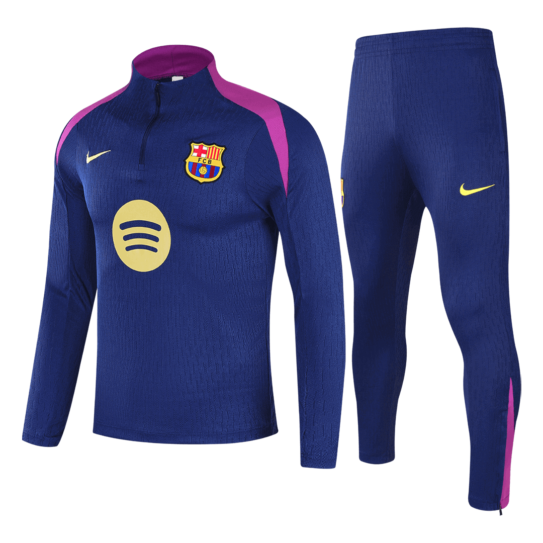 Barcelona Infantil Zíper Moletom Conjunto (Top+Pants) 2025/26