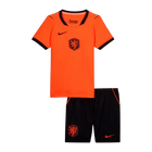 Países Baixos Infantil  Casa Copa do Mundo Futebol Camisa Conjunto (Camisa+Shorts) 2026 Laranja