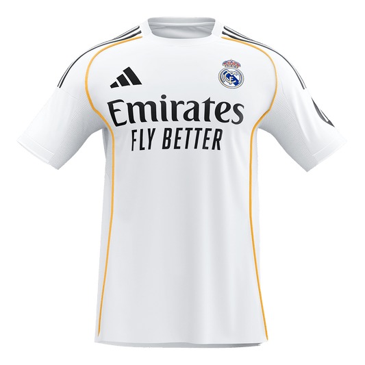 【Super Qualidade】 Real Madrid
 Casa Futebol Camisa 2025/26 Branco