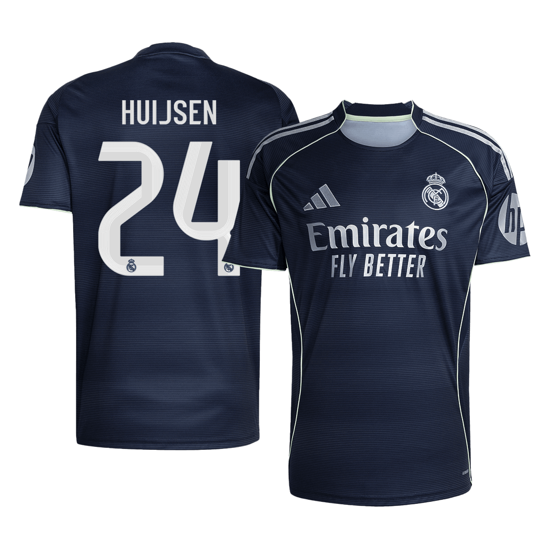 HUIJSEN #24 Real Madrid Fora Camisa 2025/26- Marinha