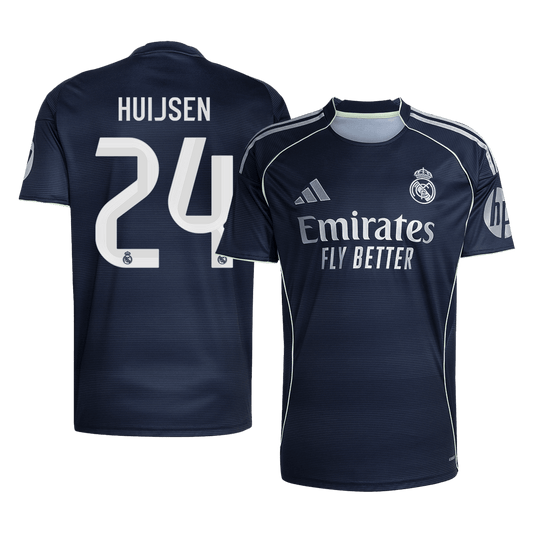 HUIJSEN #24 Real Madrid Fora Camisa 2025/26- Marinha