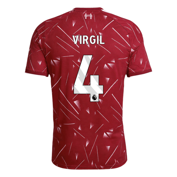 【Super Qualidade】VIRGIL #4 Liverpool
 Casa Futebol Camisa 2026/27 Vermelho
