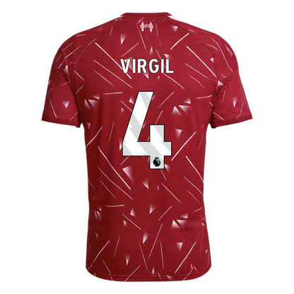 【Super Qualidade】VIRGIL #4 Liverpool
 Casa Futebol Camisa 2026/27 Vermelho
