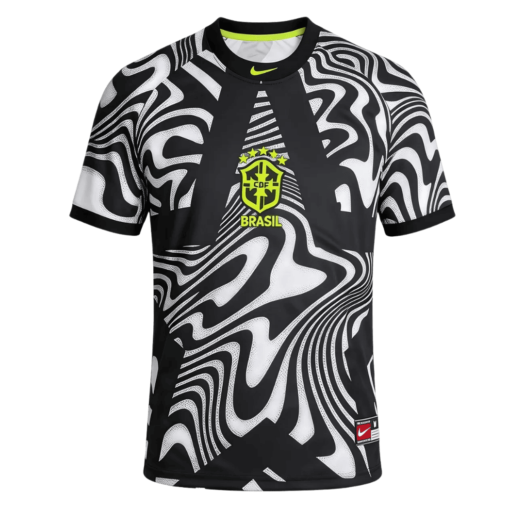 Brazil Copa do Mundo Camisa 2026 Preto - camisola de futebol para adeptos em Portugal