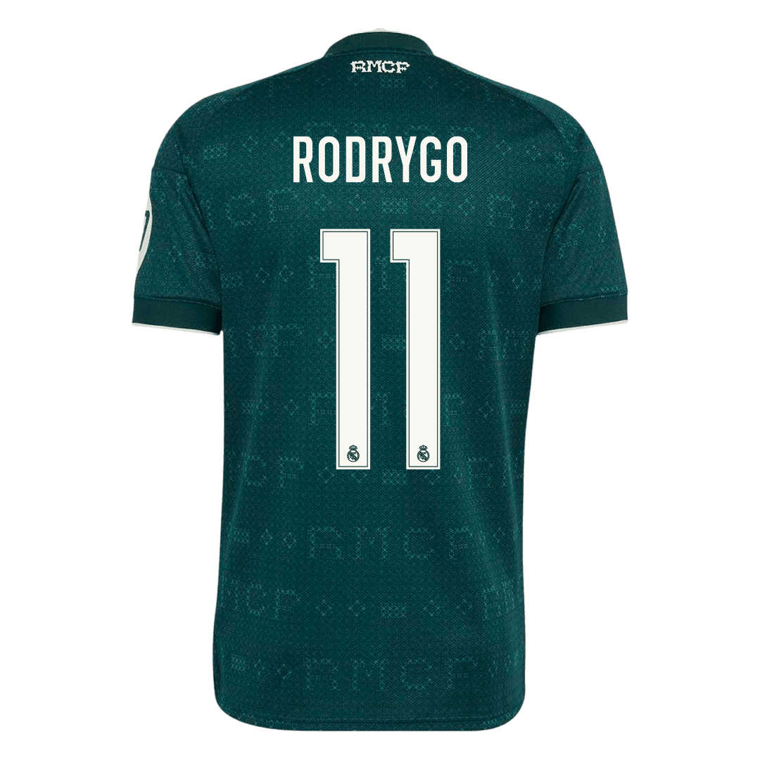 RODRYGO #11 Real Madrid Fora Camisa 2026/27 Verde