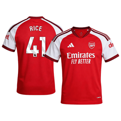 RICE #41 Arsenal Casa Camisa 2026/27 Vermelho