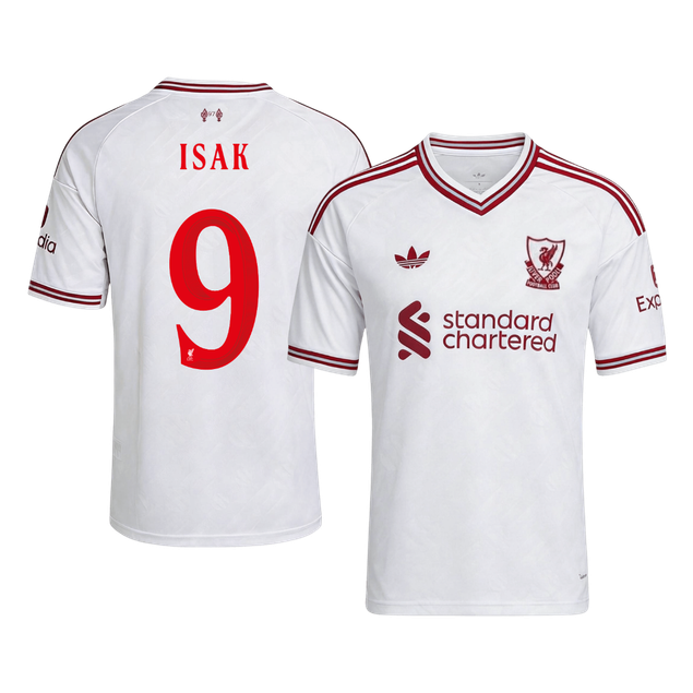 ISAK #9 Liverpool Fora Camisa 2026/27 Branco UCL