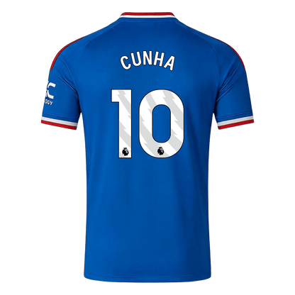 CUNHA #10 Manchester United Fora Camisa 2026/27 Azul
