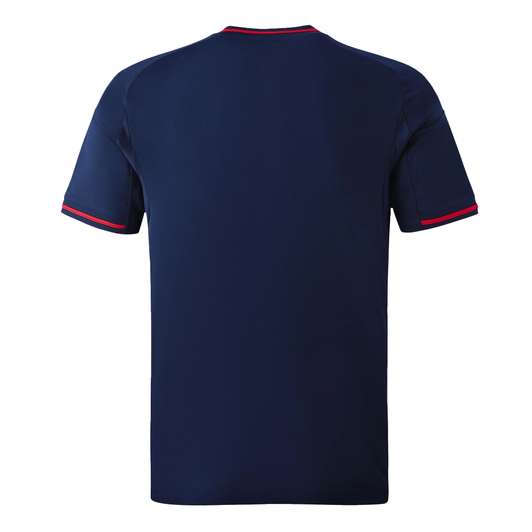 Autêntico Olympique Lyonnais Fora Futebol Camisas 2025/26 Marinha