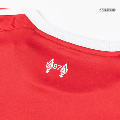 Liverpool Infantil 
 Casa Futebol Camisa Conjunto (Camisa+Shorts+Meias) 2025/26 Vermelho