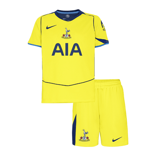 Tottenham Hotspur Infantil 
 Terceira Futebol Camisa Conjunto (Camisa+Shorts) 2025/26 Amarelo