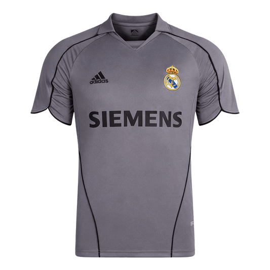 Retrô Real Madrid Terceira Camisa 2005/06 Cinza