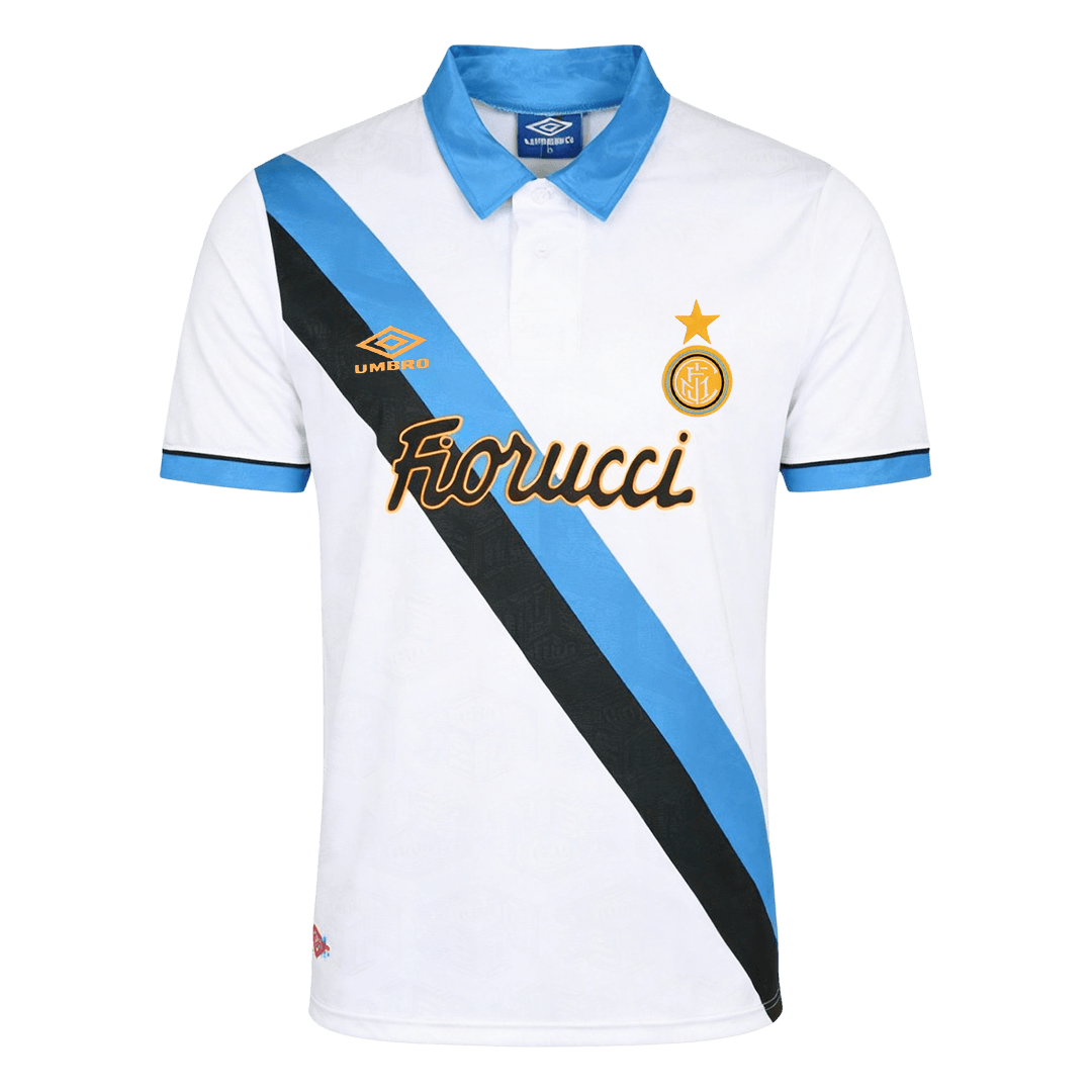 Retrô Inter Milan Fora Camisa 1994/95 Branco