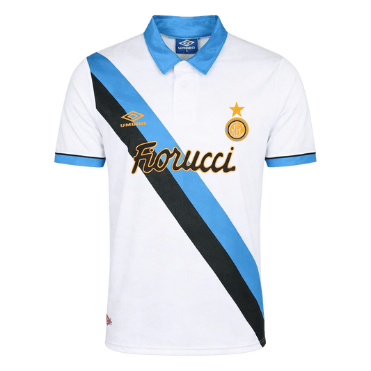 Retrô Inter Milan Fora Camisa 1994/95 Branco