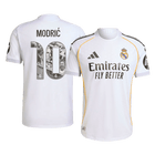 Jogador MODRIĆ Special #10 Real Madrid Casa Especial Especial Futebol Camisas 2025/26 Branco