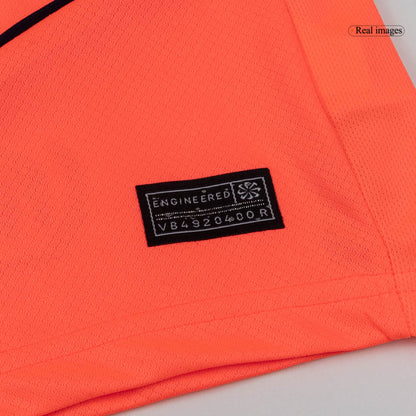 Barcelona Infantil 
 Fora Terceira Futebol Camisa Conjunto (Camisa+Shorts+Meias) 2025/26 Laranja