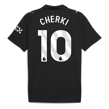 CHERKI #10 Manchester City Fora Camisa 2025/26 Preto