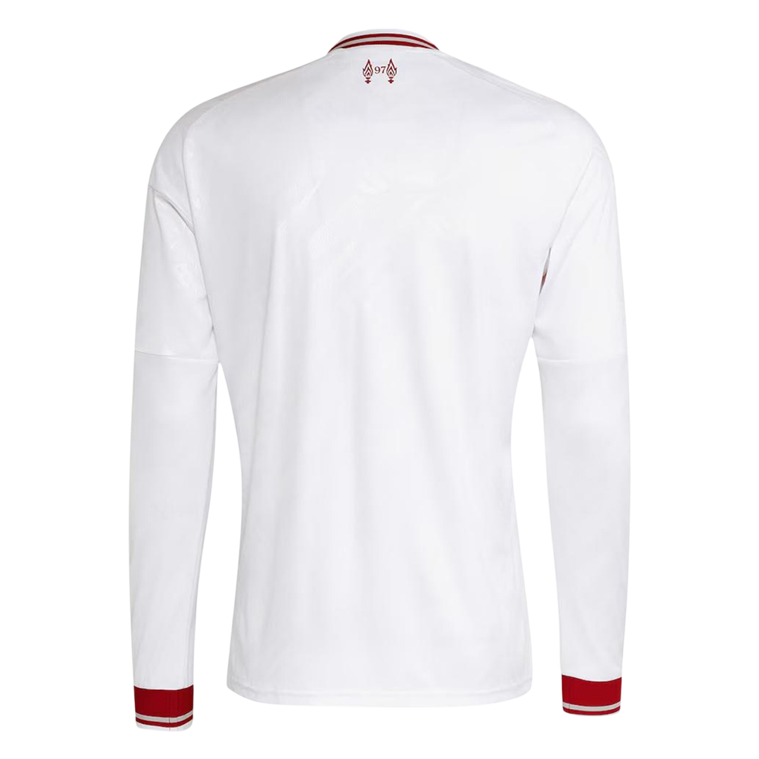 Liverpool Fora Manga comprida Camisa 2026/27 Branco