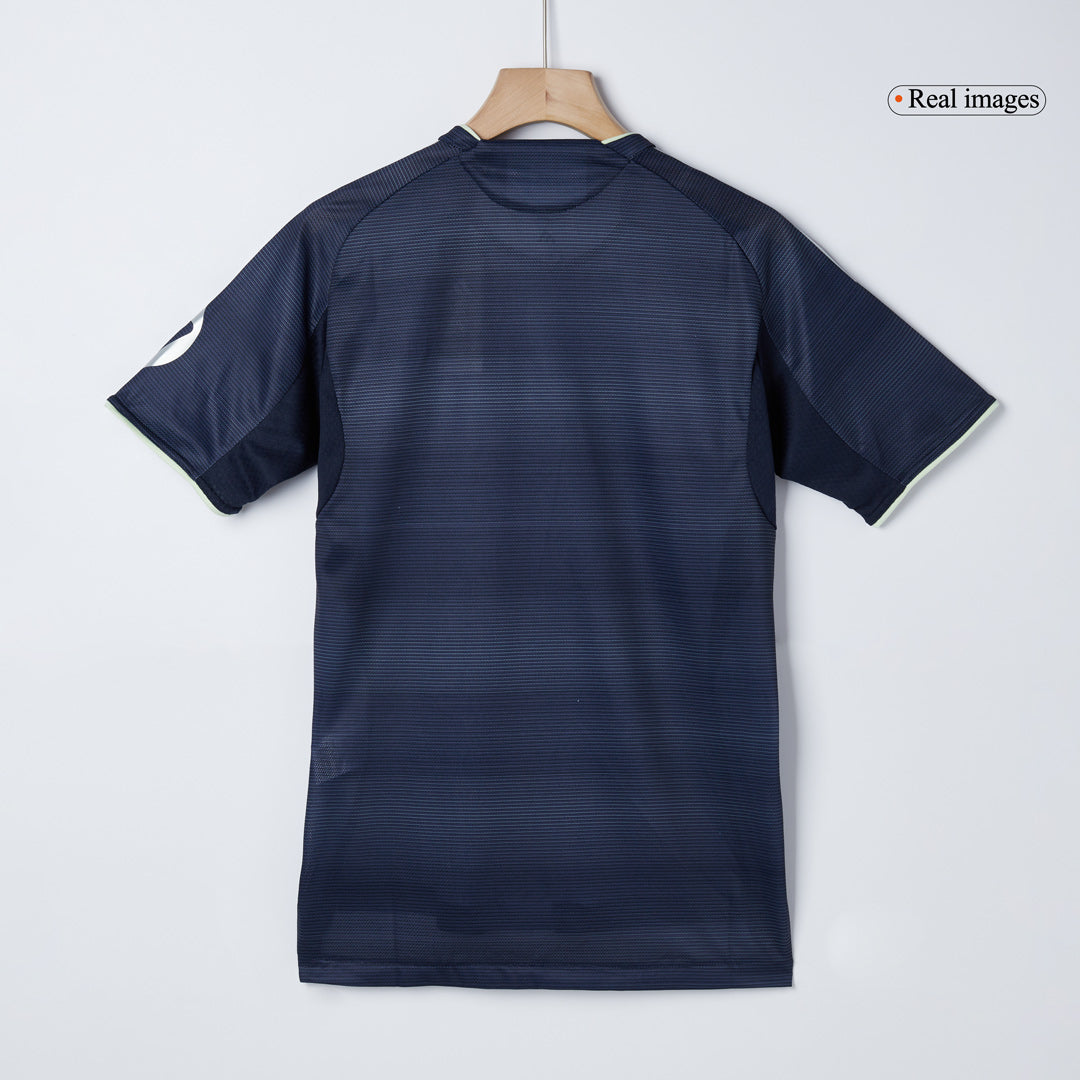 Autêntico CAMAVINGA #6 Real Madrid Fora Futebol Camisas 2025/26 Marinha