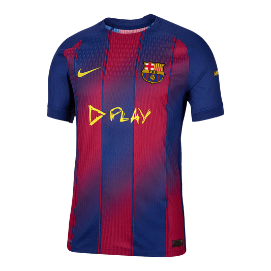 Jogador BarcelonaX Ed Sheeran Casa Futebol Camisas 2025/26