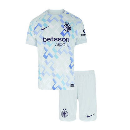 Inter Milan 
 Fora 
Camisas Infantis 
Conjunto 2025/26 
 Branco