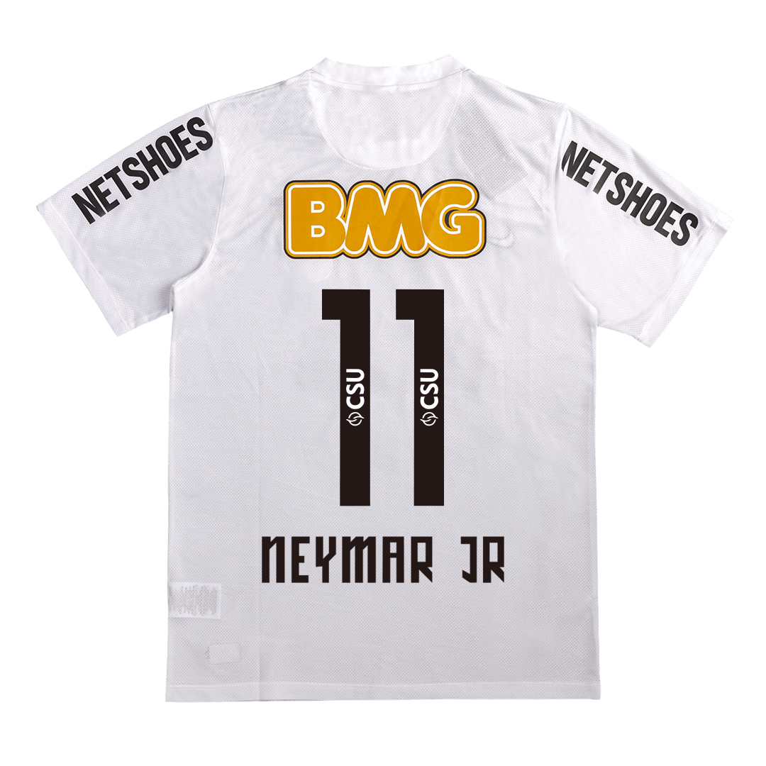 Santos FC NEYMAR JR #11 Retro Jersey Home Soccer Shirt 2012