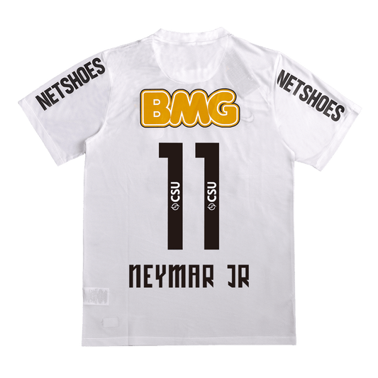 Santos FC NEYMAR JR #11 Retro Jersey Home Soccer Shirt 2012