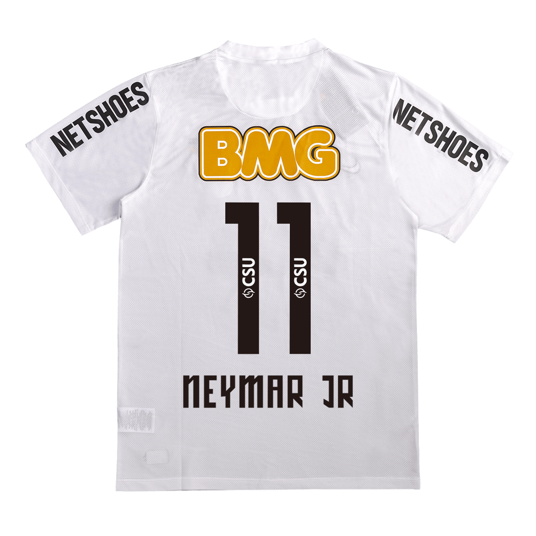 Retrô NEYMAR JR #11 Santos FC Casa Camisa 2012 Branco