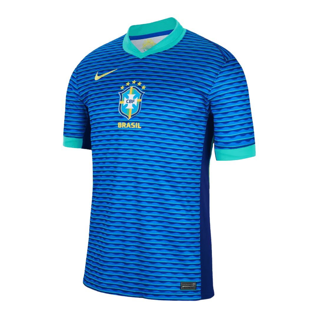 Camisola de futebol do Brasil fora de casa personalizada 2024