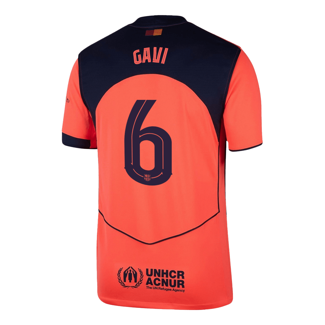 GAVI #6 Barcelona Fora Terceira Camisa 2025/26 UCL