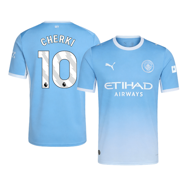 CHERKI #10 Manchester City Casa Camisa 2026/27 Azul
