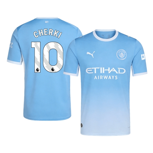 CHERKI #10 Manchester City Casa Camisa 2026/27 Azul