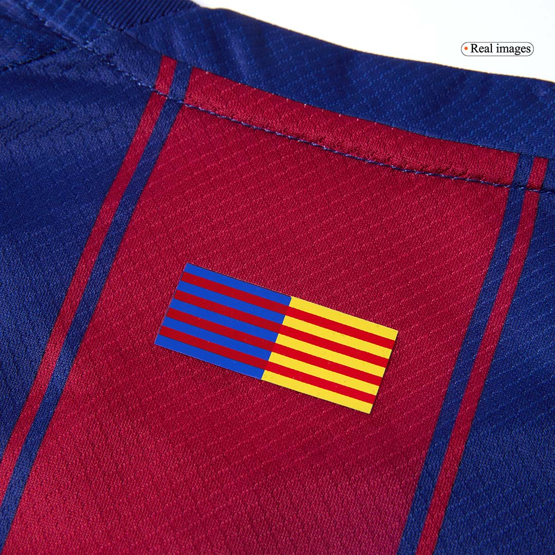 Barcelona Casa  Infantil Conjunto（Camisa + Calção + Meias) 2025/26  Vermelho&Azul