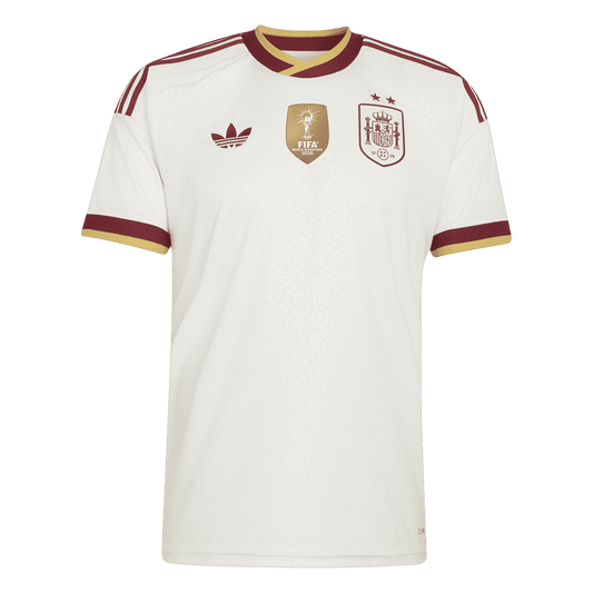 Spain Fora Copa do Mundo Camisa 2026 Branco