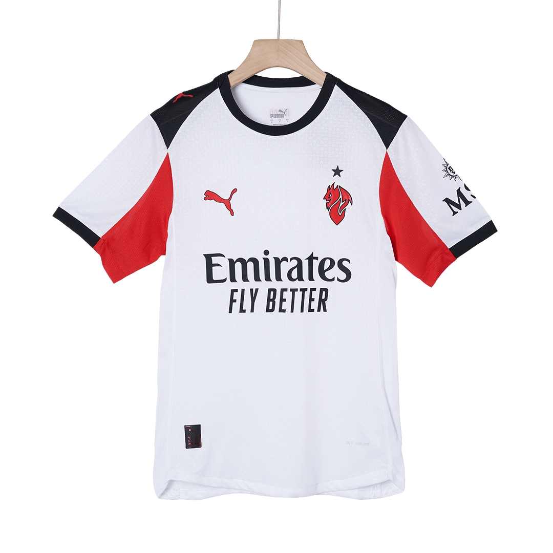 Autêntico FOFANA #19 AC Milan Fora Futebol Camisas 2025/26 Branco