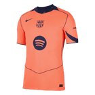 Jogador Barcelona Fora Terceira Futebol Camisas 2025/26 Laranja